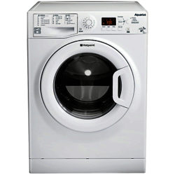 Hotpoint WMAQG741P Freestanding Washing Machine, 7kg Load, A+ Energy Rating, 1400rpm Spin, White